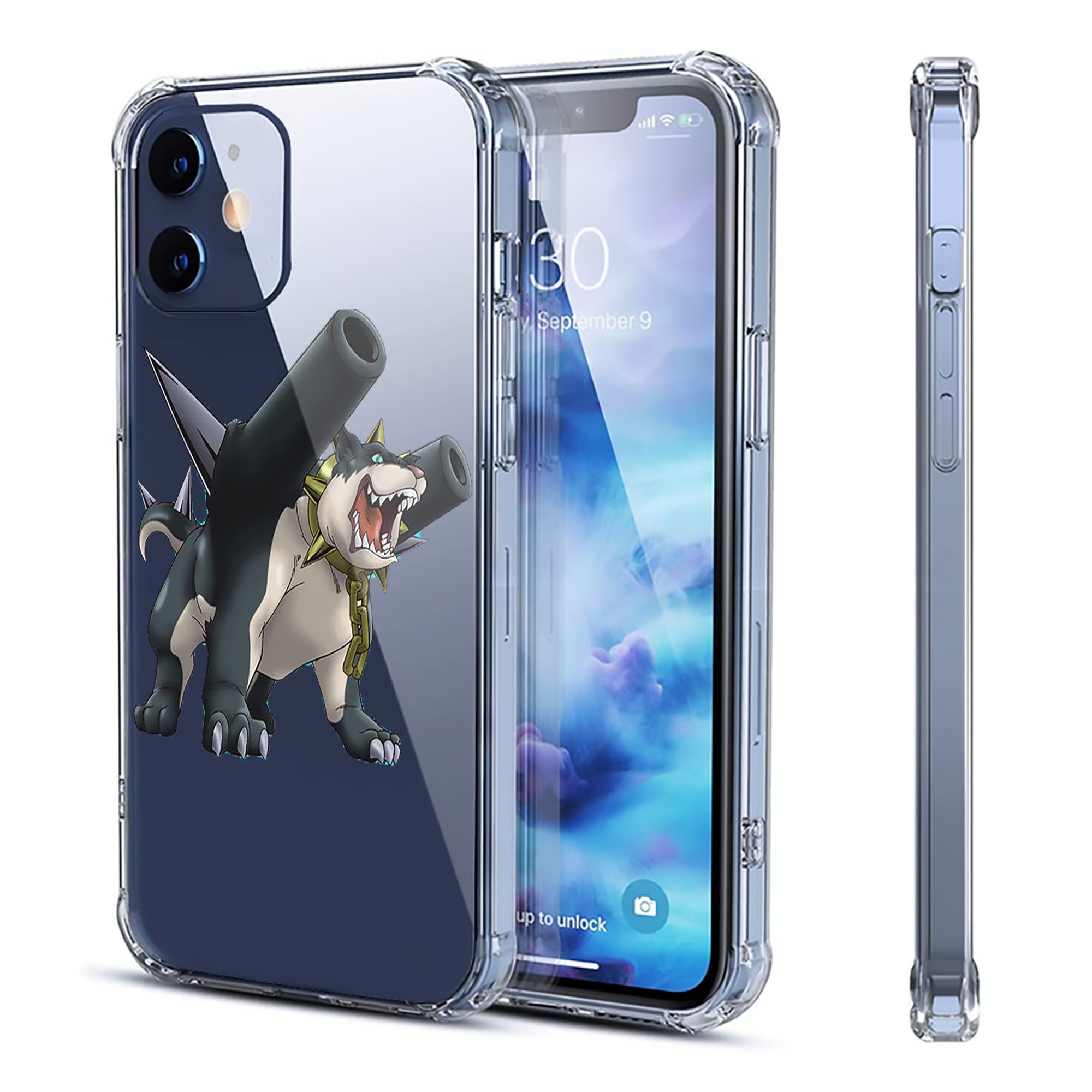 （画像用） 遊☆戯☆王 Yu-Gi-Oh! 【iPhone 12シリーズ対応】透明スマホケース（クリアソフトケース）